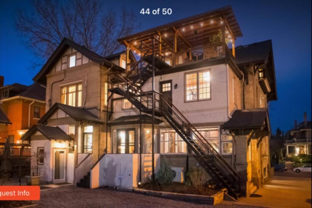 New! Apartment In Historic Mansion. Location! Views! Денвър Екстериор снимка